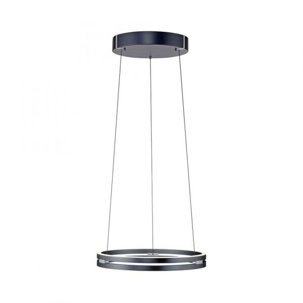 Neuhaus Pure In hoogte verstelbare én dimbare hanglamp Pure E-Loop Ø 50 cm met geïntegreerde LED