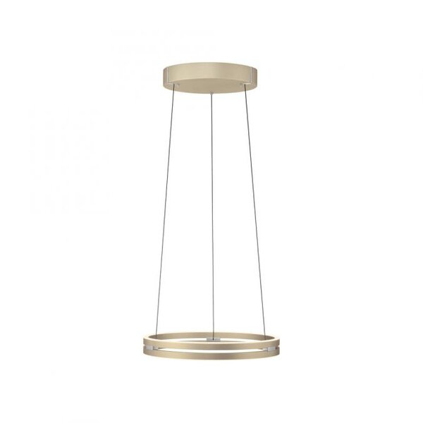Neuhaus Pure In hoogte verstelbare én dimbare hanglamp Pure E-Loop Ø 50 cm met geïntegreerde LED