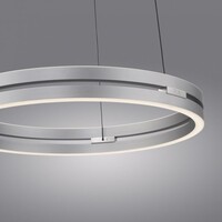 Neuhaus Pure In hoogte verstelbare én dimbare hanglamp Pure E-Loop Ø 50 cm met geïntegreerde LED