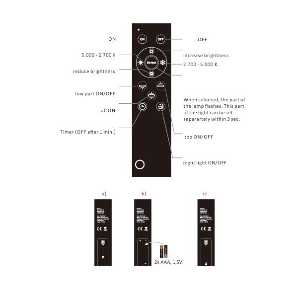 Dimbare plafondlamp Pure Loop met geïntegreerde LED Neuhaus Pure Dimbare plafondlamp Pure Loop met geïntegreerde LED