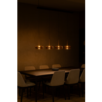 Highlight Dimbare 4-lichts hanglamp Enzo met geïntegreerde LED