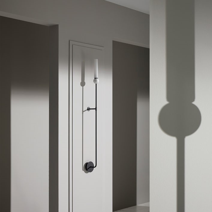 mat zwart/wit marmer showroom model