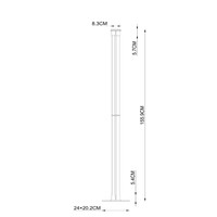 Lucide Dimbare vloerlamp Janderin met geïntegreerde LED