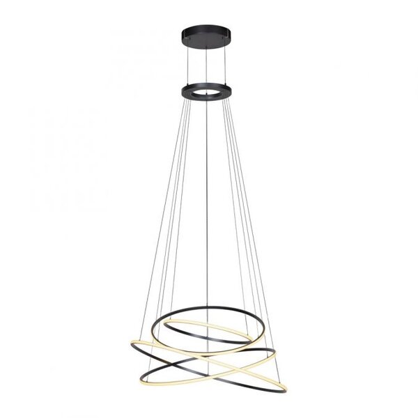 Neuhaus Pure In hoogte verstelbare en dimbare hanglamp E-Flying Rings met geïntegreerde LED | Ø 110 cm