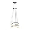 Neuhaus Pure In hoogte verstelbare en dimbare hanglamp E-Flying Rings met geïntegreerde LED | Ø 110 cm