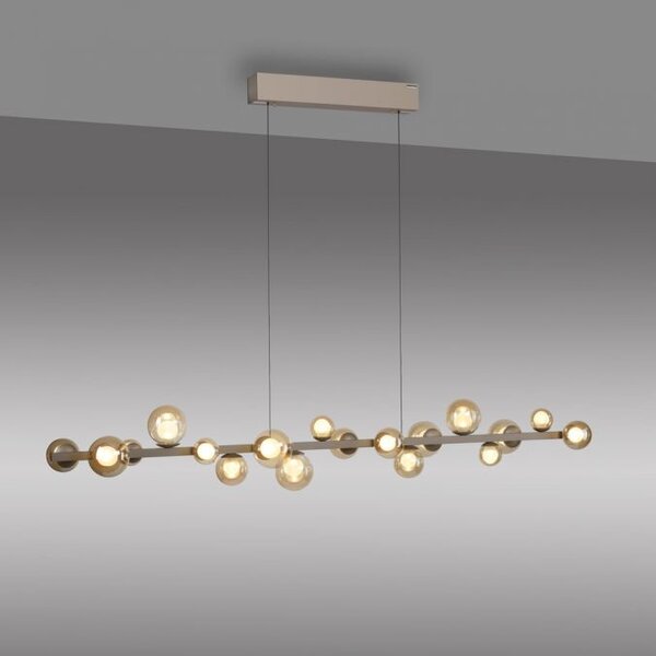 In hoogte verstelbare en dimbare 18-lichts hanglamp Pure E-Popup met geïntegreerde LED Neuhaus Pure In hoogte verstelbare en dimbare 18-lichts hanglamp Pure E-Popup met geïntegreerde LED