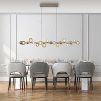 In hoogte verstelbare en dimbare 18-lichts hanglamp Pure E-Popup met geïntegreerde LED Neuhaus Pure In hoogte verstelbare en dimbare 18-lichts hanglamp Pure E-Popup met geïntegreerde LED