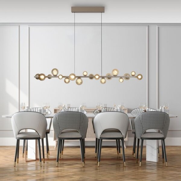 In hoogte verstelbare en dimbare 18-lichts hanglamp Pure E-Popup met geïntegreerde LED Neuhaus Pure In hoogte verstelbare en dimbare 18-lichts hanglamp Pure E-Popup met geïntegreerde LED