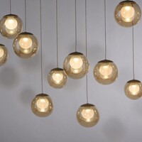 In hoogte verstelbare én dimbare 19-lichts hanglamp Pure Popup met geïntegreerde LED Neuhaus Pure In hoogte verstelbare én dimbare 19-lichts hanglamp Pure Popup met geïntegreerde LED