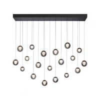 In hoogte verstelbare én dimbare 19-lichts hanglamp Pure Popup met geïntegreerde LED Neuhaus Pure In hoogte verstelbare én dimbare 19-lichts hanglamp Pure Popup met geïntegreerde LED