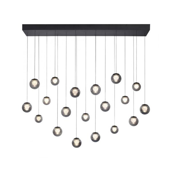 In hoogte verstelbare én dimbare 19-lichts hanglamp Pure Popup met geïntegreerde LED Neuhaus Pure In hoogte verstelbare én dimbare 19-lichts hanglamp Pure Popup met geïntegreerde LED