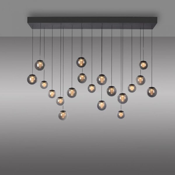 In hoogte verstelbare én dimbare 19-lichts hanglamp Pure Popup met geïntegreerde LED Neuhaus Pure In hoogte verstelbare én dimbare 19-lichts hanglamp Pure Popup met geïntegreerde LED