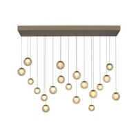 Neuhaus Pure In hoogte verstelbare én dimbare 19-lichts hanglamp Pure Popup met geïntegreerde LED