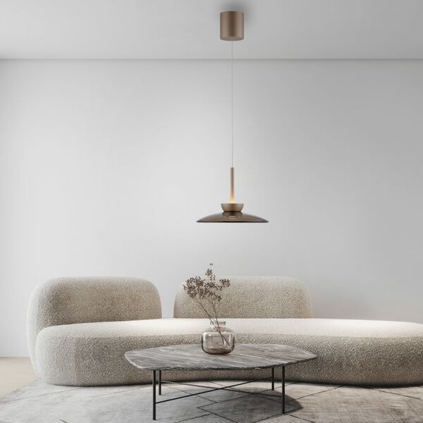 Neuhaus Pure In hoogte verstelbare en dimbare hanglamp Pure Moon met geïntegreerde LED | Ø 32 cm