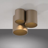 Neuhaus Pure Dimbare 3-lichts plafondlamp Pure Point met geïntegreerde LED