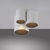 Neuhaus Pure Dimbare 3-lichts plafondlamp Pure Point met geïntegreerde LED