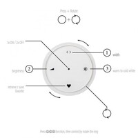 Neuhaus Pure In hoogte/lengte verstelbare én dimbare 10-lichts hanglamp Pure E-Infinity met geïntegreerde LED