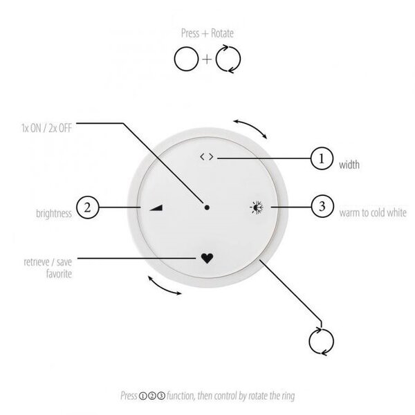 Neuhaus Pure In hoogte/lengte verstelbare én dimbare 10-lichts hanglamp Pure E-Infinity met geïntegreerde LED