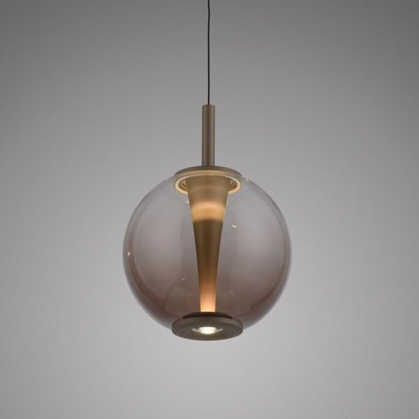 Neuhaus Pure In hoogte verstelbare én dimbare 1-lichts hanglamp Pure Infinity met geïntegreerde LED