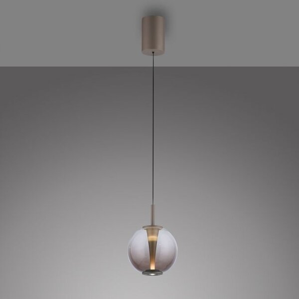 Neuhaus Pure In hoogte verstelbare én dimbare 1-lichts hanglamp Pure Infinity met geïntegreerde LED