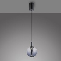 Neuhaus Pure In hoogte verstelbare én dimbare 1-lichts hanglamp Pure Infinity met geïntegreerde LED