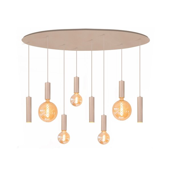 Highlight 8-lichts hanglamp Locarno