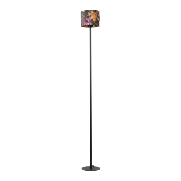 Masterlight Vloerlamp Venus zwart | H 175 cm