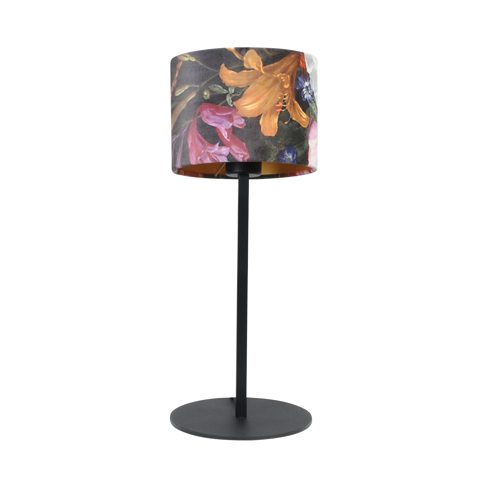 voet: zwart - kap: artik bloem