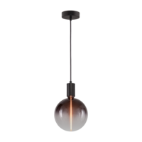 Masterlight 1-lichts hanglamp Tence - zwart