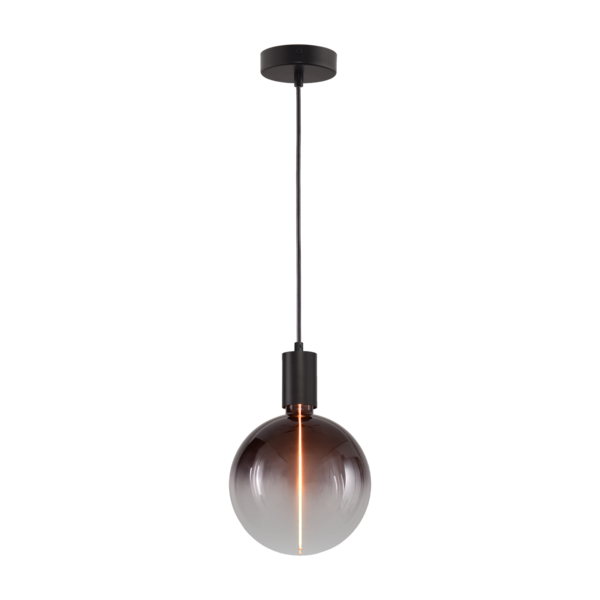 Masterlight 1-lichts hanglamp Tence - zwart