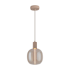 Masterlight 1-lichts hanglamp Tence - beige