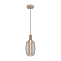 Masterlight 1-lichts hanglamp Tence - beige