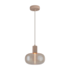 Masterlight 1-lichts hanglamp Tence - beige