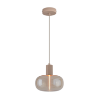 Masterlight 1-lichts hanglamp Tence - beige