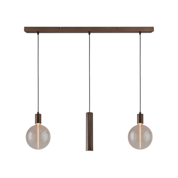 Masterlight 3-lichts hanglamp Tence