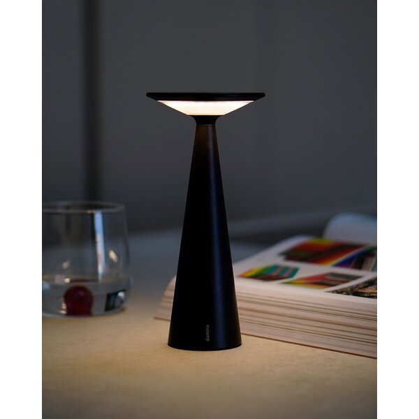 Zafferano Dimbare, draagbare en oplaadbare tafellamp Damina met geïntegreerde LED