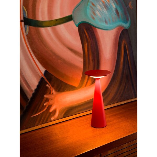 Zafferano Dimbare, draagbare en oplaadbare tafellamp Damina met geïntegreerde LED