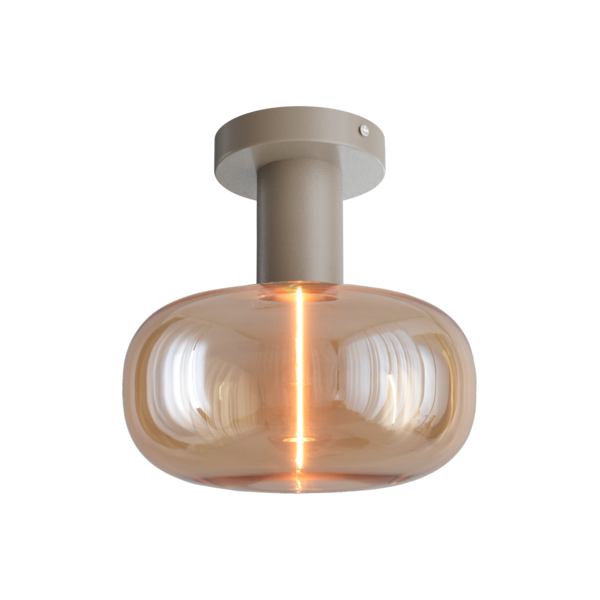 Masterlight 1-lichts plafondlamp Tence - beige