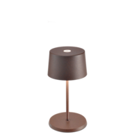 Zafferano Dimbare, draagbare en oplaadbare tafellamp Olivia Mini met geïntegreerde LED