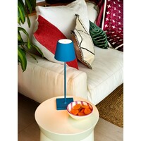 Zafferano Dimbare, draagbare en oplaadbare tafellamp Poldina met geïntegreerde LED