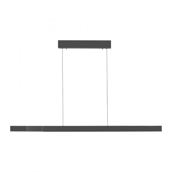 Neuhaus Pure In hoogte verstelbare, uitschuifbare én dimbare hanglamp Adriana Square met geïntegreerde LED