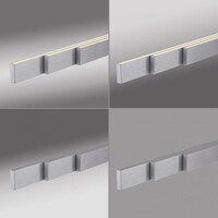 Neuhaus Pure In hoogte verstelbare, uitschuifbare én dimbare hanglamp Adriana Square met geïntegreerde LED