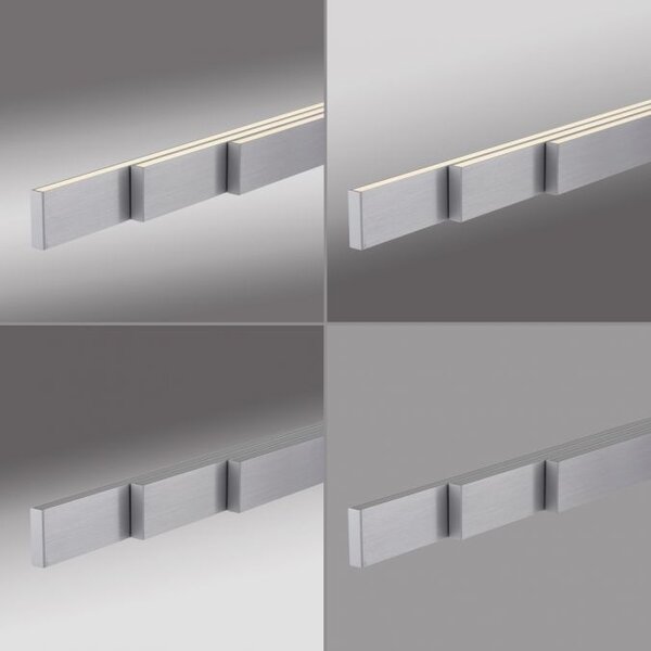 Neuhaus Pure In hoogte verstelbare, uitschuifbare én dimbare hanglamp Adriana Square met geïntegreerde LED