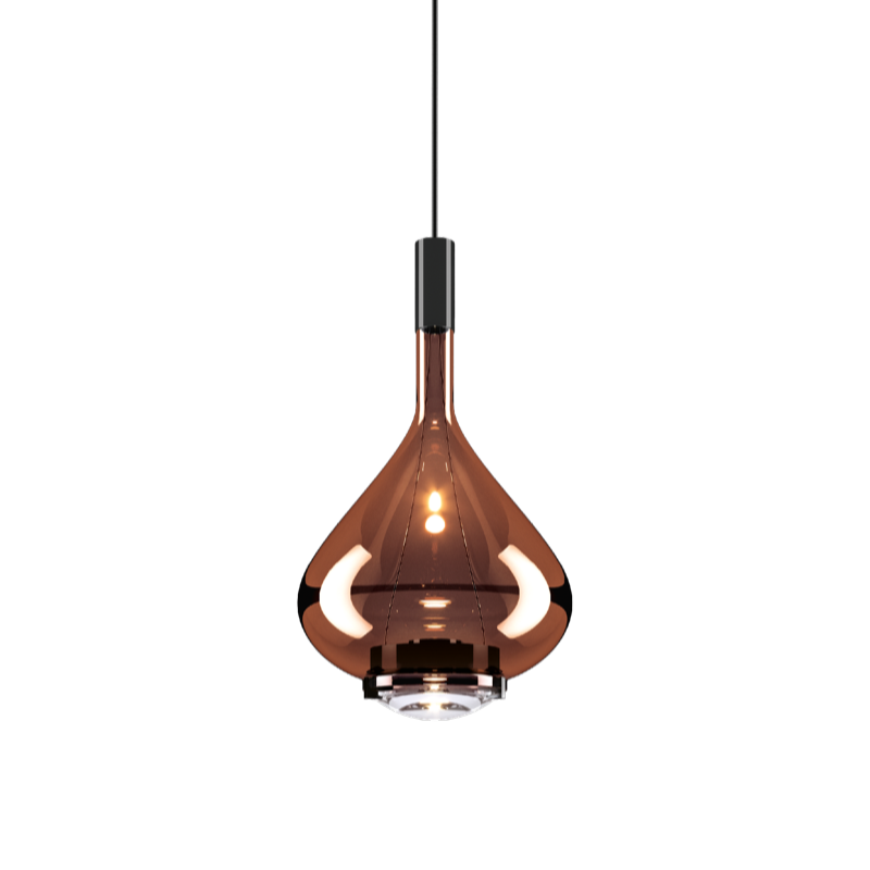 hoogglans brons/zwart chroom