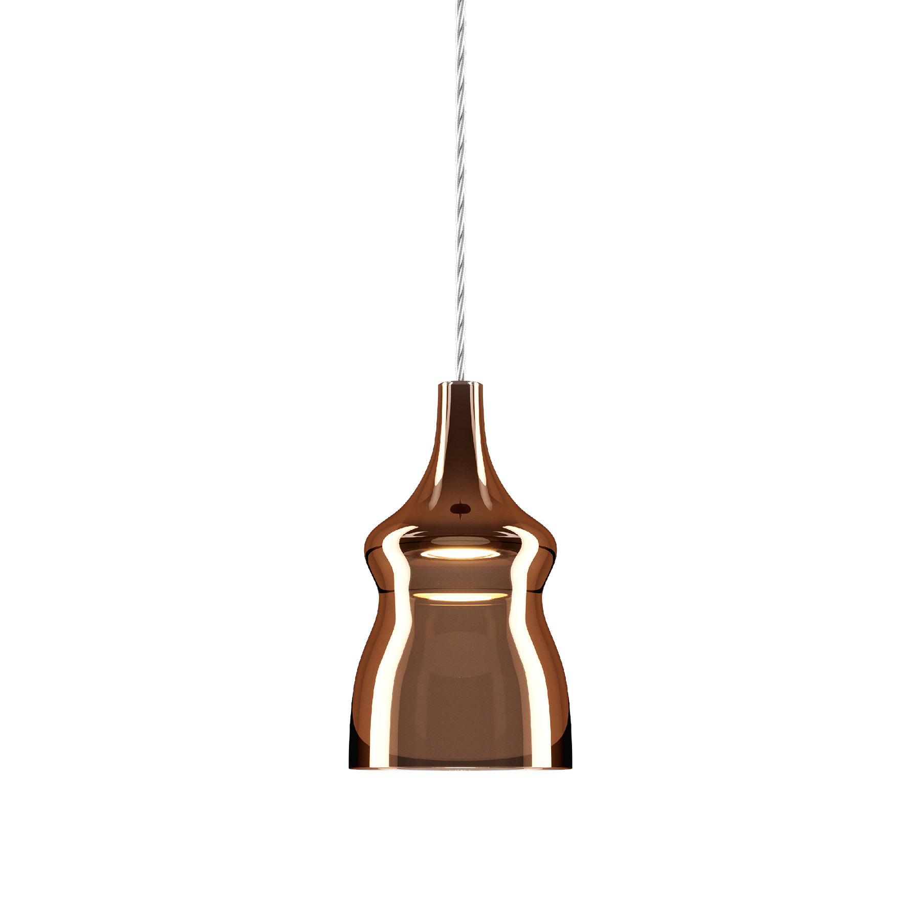 hoogglans brons/chroom