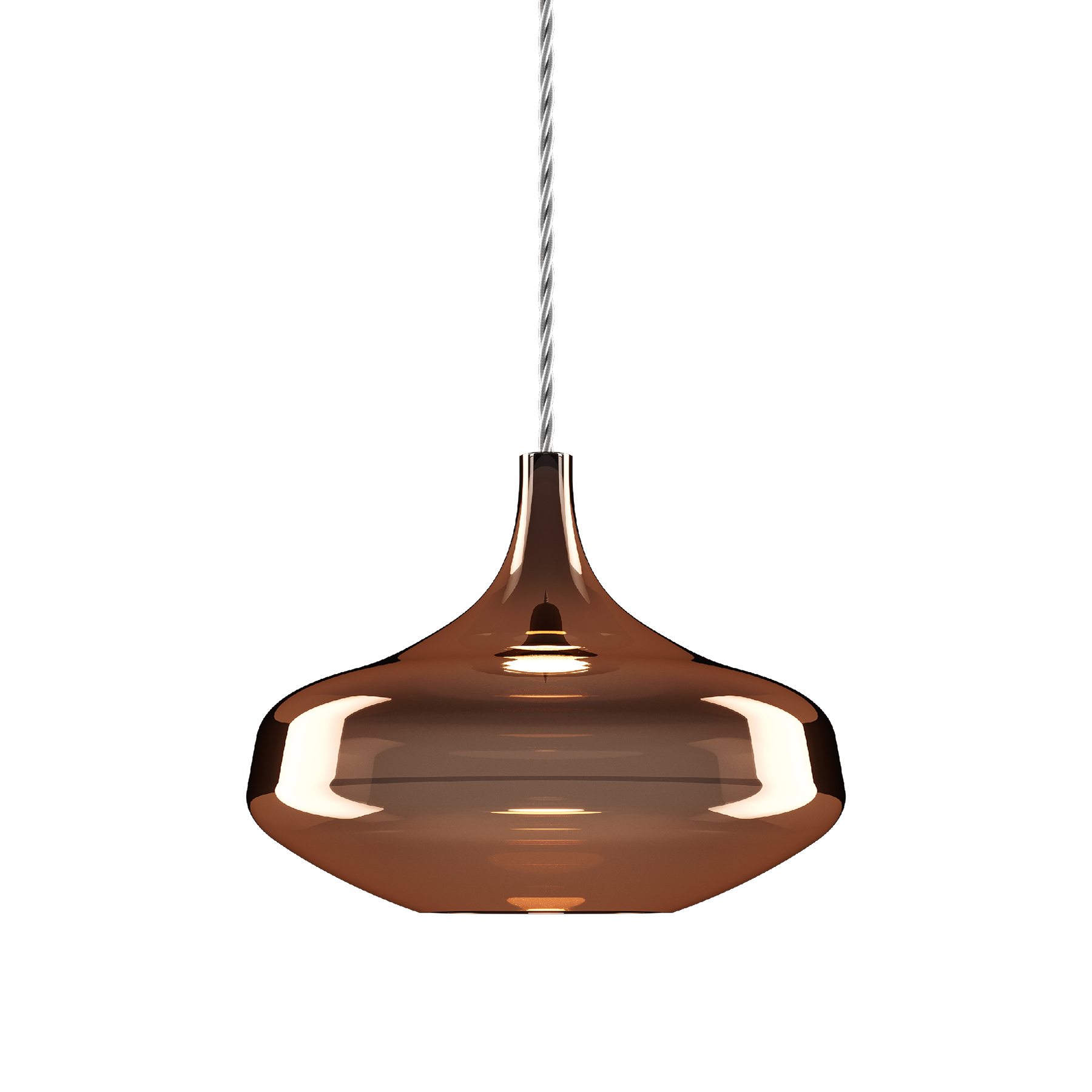 hoogglans brons/chroom