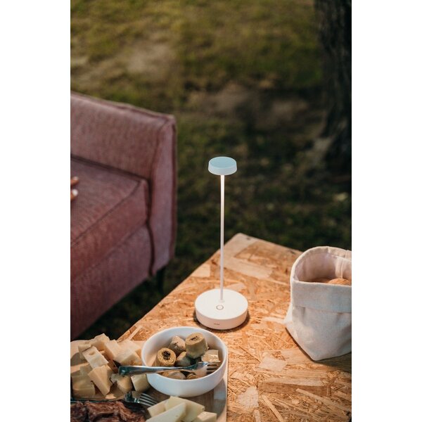 Zafferano Dimbare, draagbare en oplaadbare tafellamp Swap met geïntegreerde LED