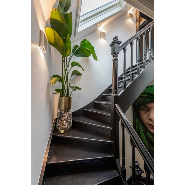 Artdelight 'Dim to Warm' dimbare in- en outdoor 2-lichts wandlamp Diaz L met geïntegreerde LED | IP65