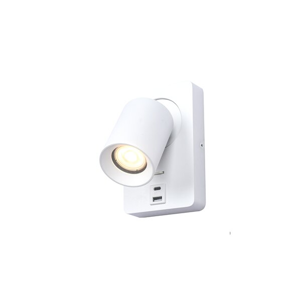 Artdelight Wandlamp Megano met USB-ingang