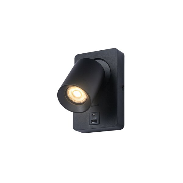 Artdelight Wandlamp Megano met USB-ingang